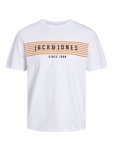 Jack & Jones Koszulka "Planet" w kolorze białym