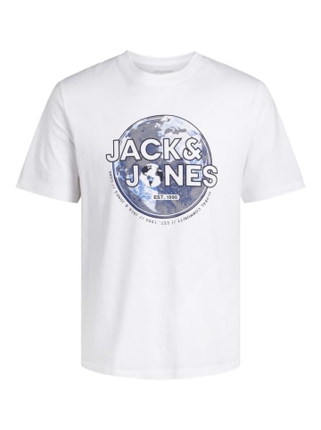 Jack & Jones Koszulka "Universe" w kolorze białym
