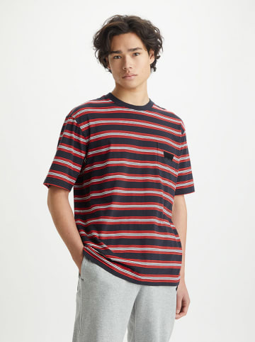 Levi's Koszulka w kolorze czarno-czerwonym
