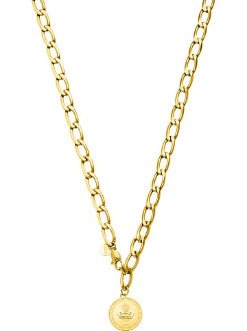PURELEI Vergold. Halskette "Monarch" mit Schmuckelement - (L)70 cm
