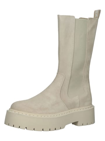 Steve Madden Leder-Chelsea-Boots in Beige