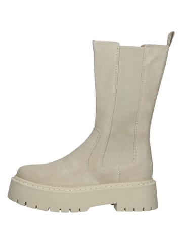 Steve Madden Leder-Chelsea-Boots in Beige