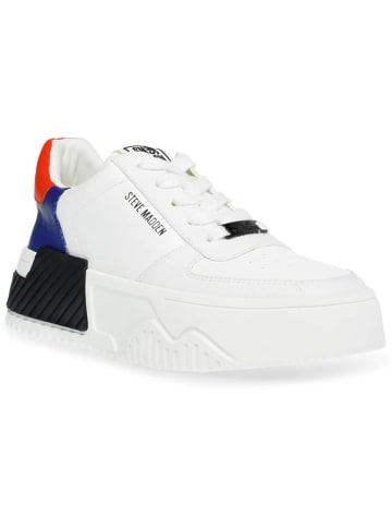 Steve Madden Sneakersy "Parks" w kolorze białym ze wzorem