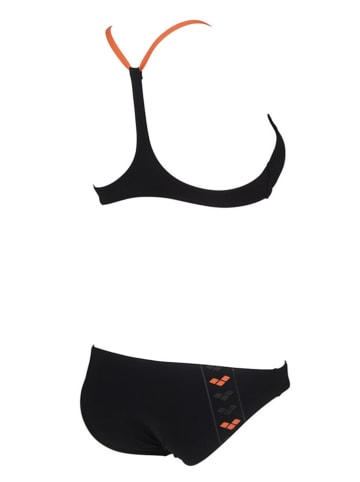 Arena Biustonosz bikini "Icons Team" w kolorze czarnym
