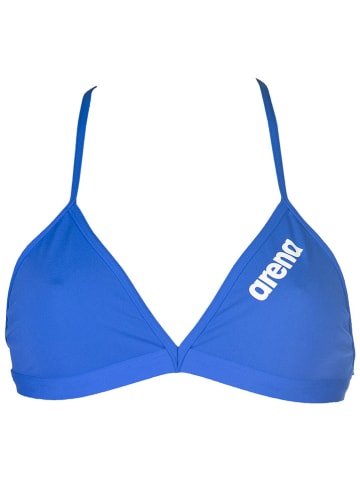 Arena Bikini-Oberteil "Solid" in Blau