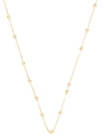 L instant d Or Gold-Halskette "Chaine" mit Schmuckelementen - (L)50 cm
