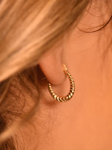 L instant d Or Gold-Creolen "Evin"