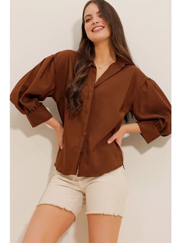 Defile Blouse bruin