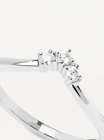 PDPAOLA Silber-Ring "Lady" mit Edelsteinen