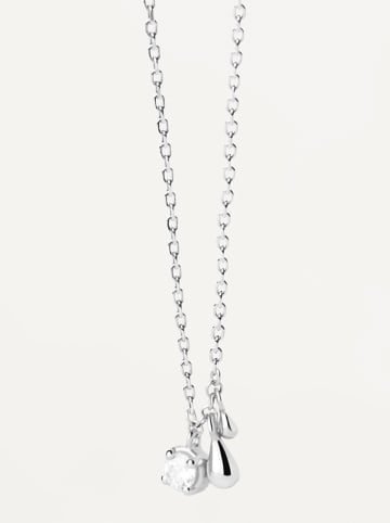 PDPAOLA Silber-Halskette "Water" mit Schmuckelementen - (L)50 cm