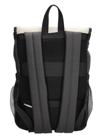 Beagles Rucksack "Multicolor" in Weiß/ Hellgrau/ Schwarz - (B)28 x (H)39 x (T)11,5 cm