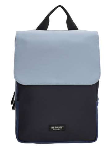 Beagles Plecak "Multicolor" w kolorze błękitno-czarnym - 28 x 38 x 12 cm