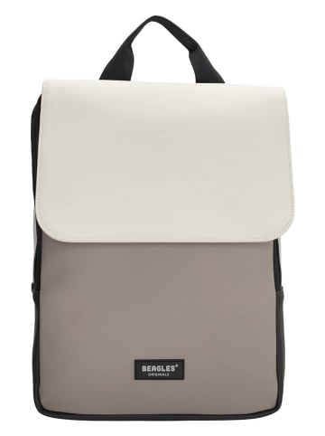 Beagles Plecak "Multicolor" w kolorze biało-jasnoszarym - 28 x 38 x 12 cm