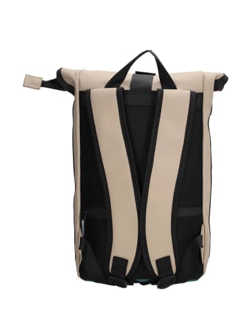 Beagles Rucksack "Multicolor" in Pink/ Petrol - (B)28 x (H)42 x (T)10 cm