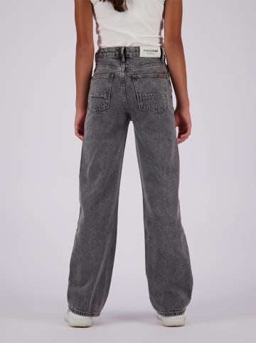 Vingino Spijkerbroek "Cato Star" - wide leg - grijs
