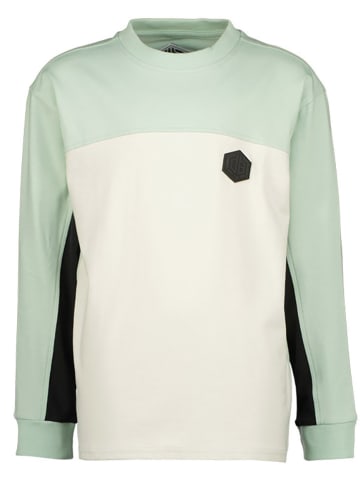 Vingino Sweatshirt "Jamano" lichtgroen/wit