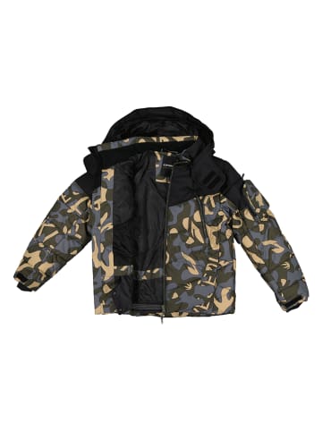 Icepeak Ski-/ Snowboardjacke "Lebus" in Schwarz/ Beige