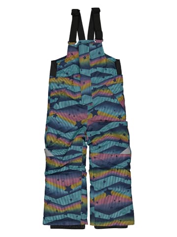 Icepeak Spodnie narciarskie "Jega" w kolorze turkusowym ze wzorem