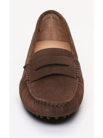 John Scott Leren mocassins bruin