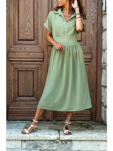 Gunes Kizi Kleid in Grün