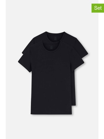 Dagi 2er-Set: Shirts in Schwarz