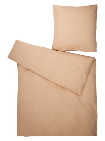 Colorful Cotton Renforcé beddengoedset "Asir" lichtbruin