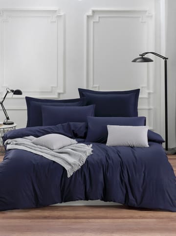 Colorful Cotton Renforcé beddengoedset "Fresh" donkerblauw