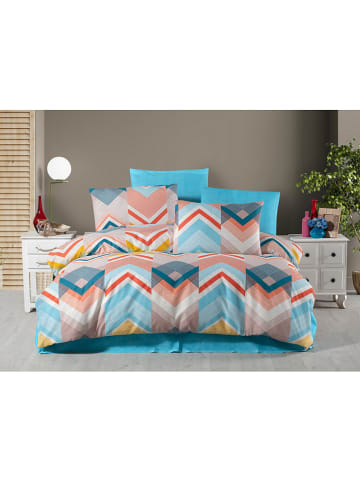 Colourful Cotton Beddengoedset "Waves" meerkleurig