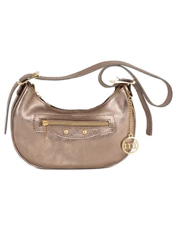 Mia Tomazzi Leder-Schultertasche in Rosa - (B)25 x (H)15 x (T)6,5 cm