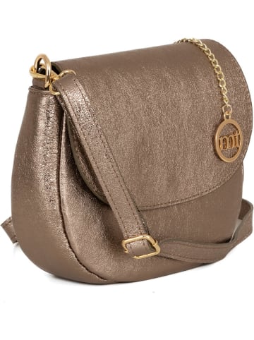 Mia Tomazzi Leder-Umhängetasche in Rosa - (B)23 x (H)19 x (T)8 cm