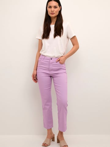 Kaffe Spodnie "Zelina" w kolorze fioletowym