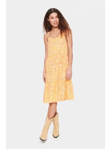 SAINT TROPEZ Jurk "Eda" oranje