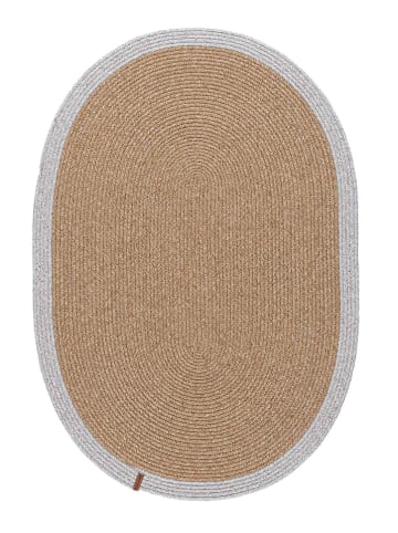 ABERTO DESIGN Katoenen tapijt beige/grijs