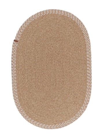 ABERTO DESIGN Katoenen tapijt beige - (L)80 x (B)120 cm