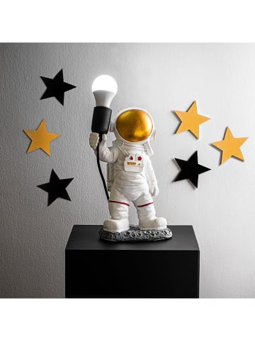 ABERTO DESIGN Dekoleuchte "Astronaut" in Weiß - (H)32 cm