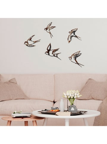 ABERTO DESIGN 5-delige set: wanddecoratie "Birds - 2"