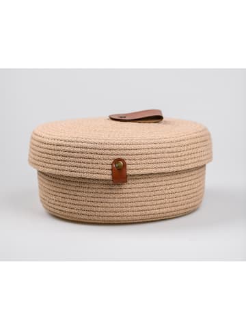 ABERTO DESIGN 6-delige set: opbergmanden beige