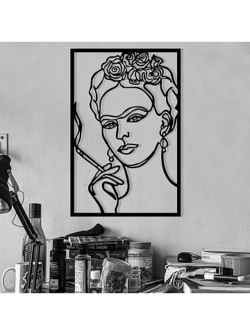 ABERTO DESIGN Dekoracja ścienna "Kahlo" - 34 x 52 cm
