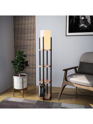 ABERTO DESIGN Lampa stojąca w kolorze brązowo-czarnym - wys. 130 cm