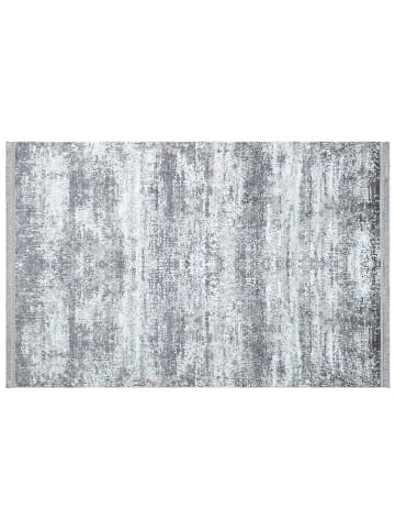 ABERTO DESIGN Laagpolig tapijt grijs/wit