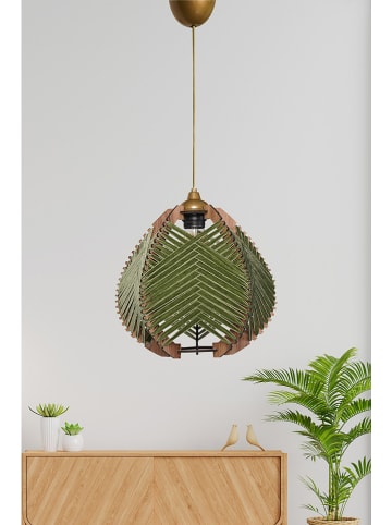ABERTO DESIGN Hängeleuchte in Grün - (H)30 x Ø 25 cm