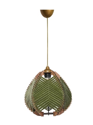ABERTO DESIGN Hängeleuchte in Grün - (H)30 x Ø 25 cm