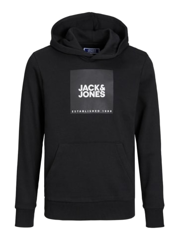 JACK & JONES Junior Hoodie "Lock" zwart