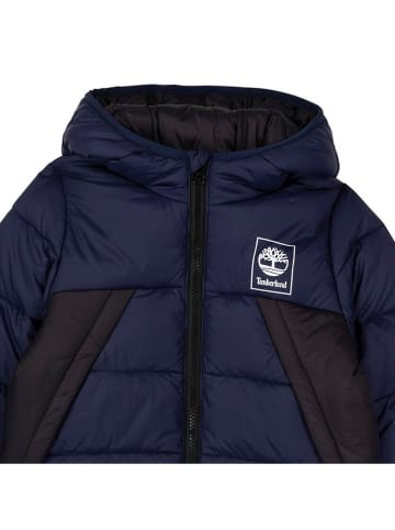 Timberland Doorgestikte jas donkerblauw