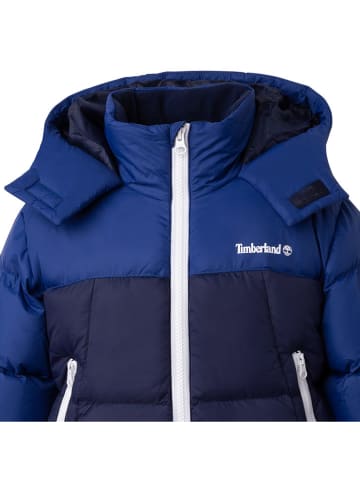 Timberland Doorgestikte jas donkerblauw