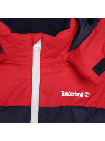 Timberland Steppjacke in Rot/ Dunkelblau