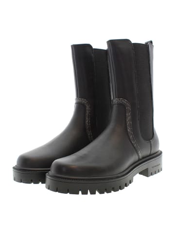 U.S. Polo Assn. Leren chelseaboots zwart