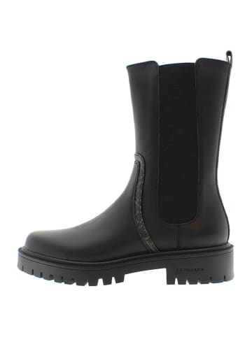U.S. Polo Assn. Leren chelseaboots zwart