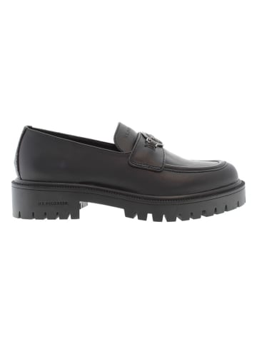 U.S. Polo Assn. Mocassins zwart