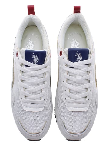 U.S. Polo Assn. Sneakersy w kolorze białym